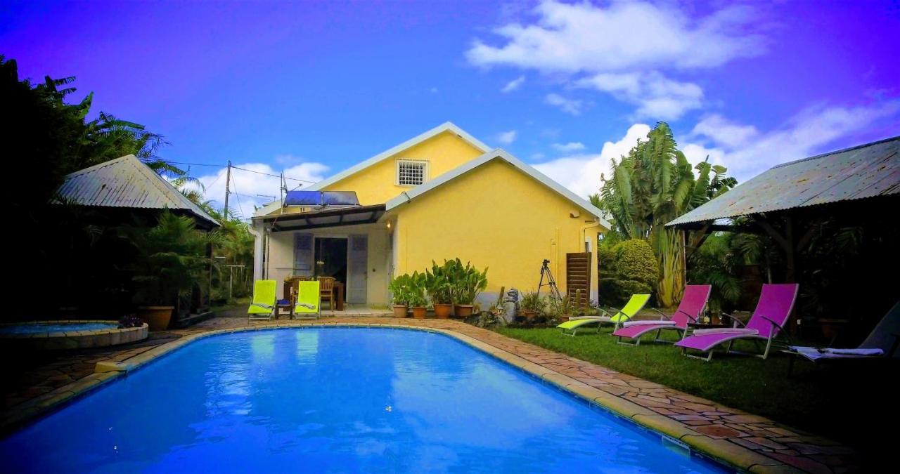 Villa Arbre Du Voyageur, 4 Etoiles Et 4 Clevacances Entre-Deux Luaran gambar