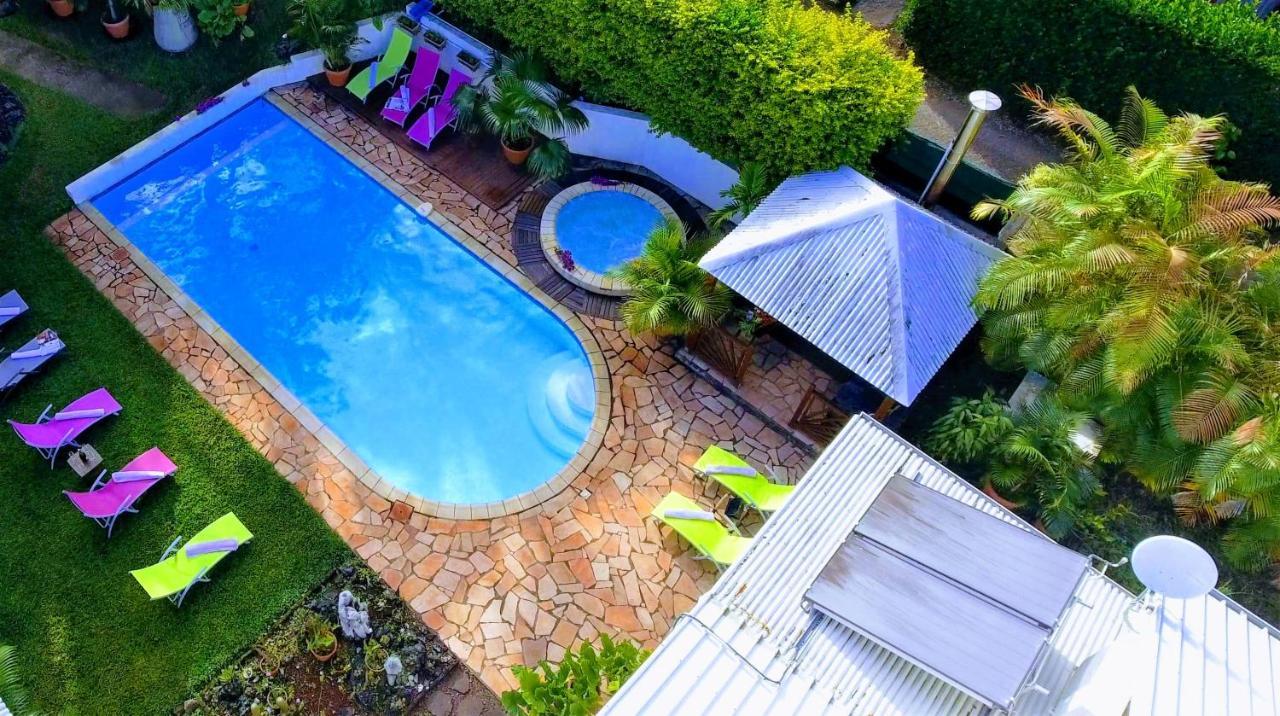 Villa Arbre Du Voyageur, 4 Etoiles Et 4 Clevacances Entre-Deux Luaran gambar